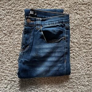 RSQ Men Dark Indigo Slim Jeans